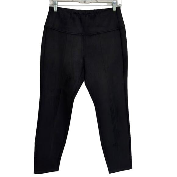 NWT J.Jill Faux Suede Leggings in Black - Size Small Petite - Picture 1 of 7